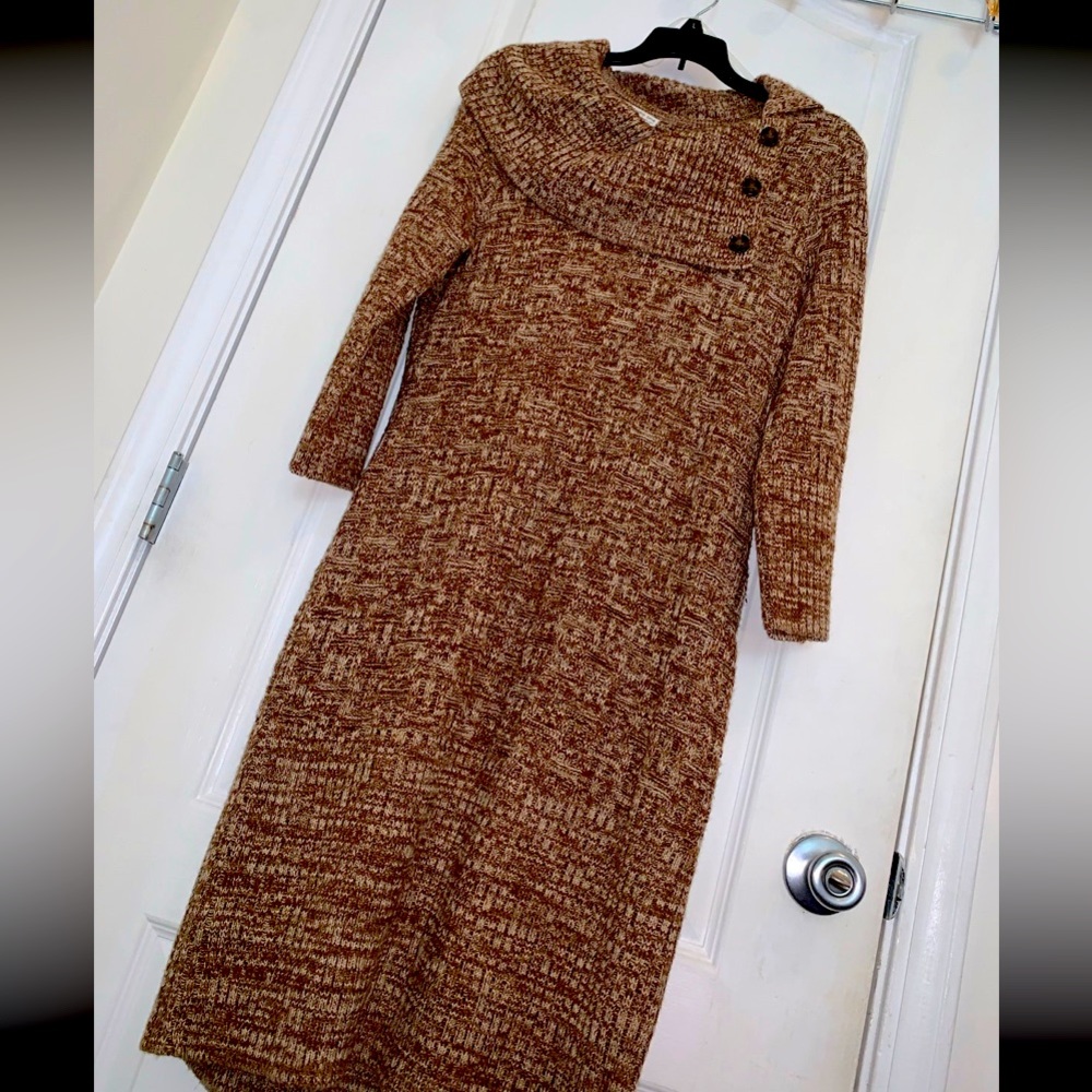 SWEATER DRESS / MID SLEEVE